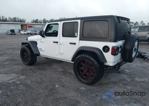 2021 Jeep Wrangler Unlimited Sport S 4X4 from USA, damaged, VIN 1C4HJXDN7MW647934